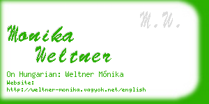 monika weltner business card